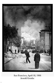 April 18 1906 SAN FRANCISCO EARTHQUAKE vintage poster 24X36 by Arnold Genthe