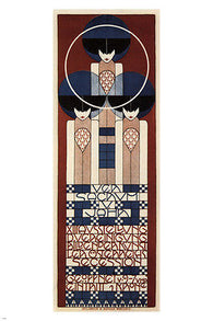 EXHIBITION OF THE SECESSION  koloman moser AUSTRIA 1902 24X36 rare PRIZED