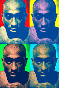 TUPAC SHAKUR celebrity SINGER pop art poster MULTIPLE IMAGES 24X36 RARE new