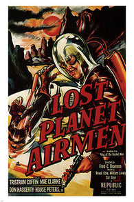 lost planet airmen MOVIE POSTER Fred C. Brannon director 1951 sci-fi 24X36