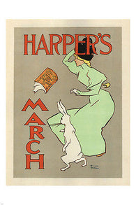 Harper's March Mag Cover VINTAGE POSTER Edward Penfield UK 1894 24X36 Classic
