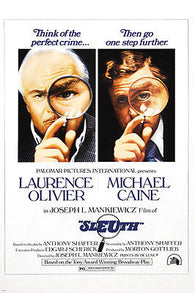 1972 MICHAEL CAINE LAURENCE OLIVIER Sleuth Movie Poster CRIME drama 24X36