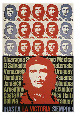 che guevara POSTER art & revolution in latin america CUBA 1967 24X36 RARE