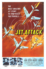 JET ATTACK move poster ACTION AGAR & TOTTER explosive dangerous 24X36