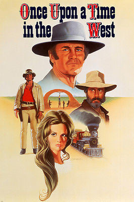CLASSIC ONCE UPON A TIME IN THE WEST movie poster BRONSON & FONDA  24X36