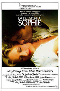 SOPHIE'S CHOICE movie poster meryl STREEP kevin KLINE twisted romance 24X36