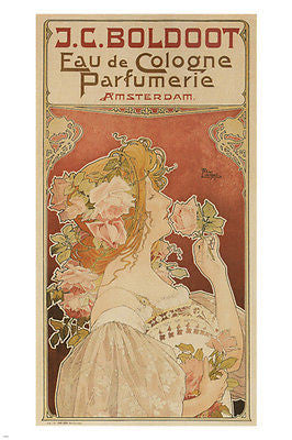 Eau de Cologne HENRI PRIVAT-LIVEMONT Netherlands vintage ad poster 24X36