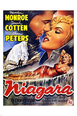 NIAGARA MOVIE POSTER Marilyn Monroe BLONDE MOVIE STAR 24X36 VINTAGE Sexy