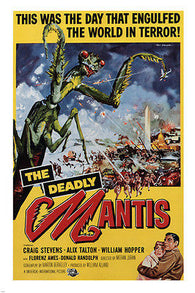 THE DEADLY MANTIS by Nathan Juran 1957 MOVIE POSTER 24X36 vintage horror NEW