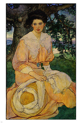 1908 Giséle by ELIZABETH SHIPPEN GREEN Fine Arts Poster 24X36 painting