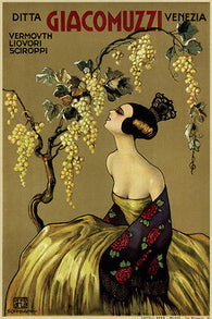 Company Giacomuzzi Vintage Ad Poster Sorgiani Italy 24X36 Very Rare HOT NEW