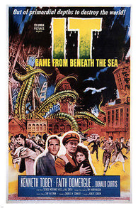 it CAME from beneath the SEA movie poster robert GORDON director 1955 24X36