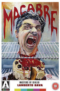 CLASSIC GROTESQUE MACABRE art poster BLOOD HEAD refrigerator CHERRIES 24X36