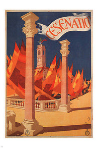 CESENATICO vintage travel poster GIOVANNI GUERRINI italy 1927 24X36 prized