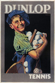 TENNIS vintage ad poster franz jakob HINKLEIN germany 1926 RARE  NEW