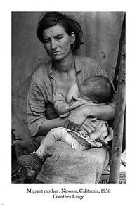 Dorothea Lange photography MIGRANT MOTHER poster 24x36 Nipomo CA 1936