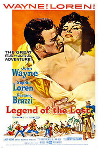 LEGEND of the LOST movie poster JOHN wayne SOPHIA lauren SAHARA EPIC 24X36