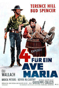 SPAGHETTI WESTERN ACE HIGH 4 MOVIE POSTER Bud Spencer Terence Hill 24X36 -PW0