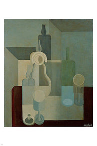 Amedee Ozenfant STILL LIFE DISHES Fine Art Poster 24X36 CUBIST PURIST ARTIST