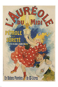 l'aureole du midi VINTAGE AD POSTER Jules Chéret FRANCE 1893 24X36 prized!