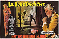 TATTERED DRESS film noir movie poster jeff CHANDLER jeanne CRAIN sexy 24X36