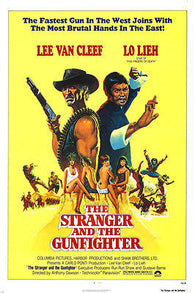 STRANGER AND GUNFIGHTER movie poster EAST MEETS WEST van cleef NEW 24X36