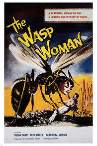 The Wasp Woman MOVIE POSTER Susan Cabot 1959 24X36 VINTAGE HORROR