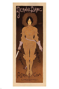 Joan of Arc VINTAGE POSTER Georges de Feure France 1896 24x36 RARE HOT NEW