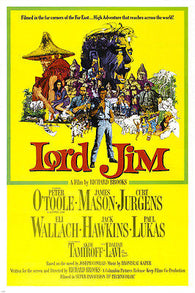 LORD JIM movie poster WORLD ADVENTURE peter O'TOOLE james MASON ASIA 24X36