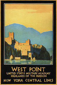 West Point VINTAGE TRAVEL POSTER Leslie Ragan United States 1934 24X36 RARE