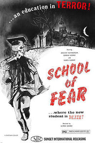 1969 CLASSIC MOVIE poster SCHOOL OF FEAR 
