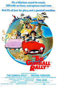 THE GUMBALL RALLY movie poster OUTRAGEOUS ROAD RACE michael SARRAZIN 24X36