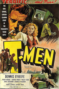 film noir movie poster T.MEN O'KEEFE & MEADE 