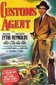 CUSTOMS AGENT FILM NOIR movie POSTER william EYTHE marjorie REYNOLDS 24X36