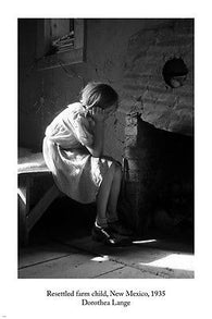 Dorothea Lange RESETTLED FARM CHILD Photo Poster 24x36 NEW MEXICO 1935