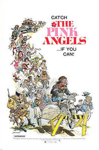 1972 MOVIE POSTER the pink angels MONTAGE comedy GAY BIKER GANG 24X36