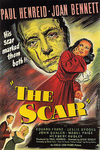 THE SCAR film noir movie poster 