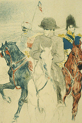 FRENCH LEADER NAPOLEON BONAPARTE SKETCH classic poster men on horseback 24X36