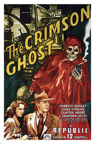 The Crimson ghost MOVIE POSTER by Fred C. Brannon, William Witney 1946 24X36