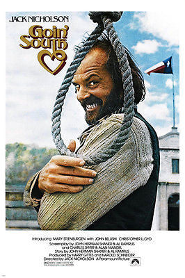 GOIN SOUTH Movie Poster Jack Nicholson Mary Steenburgen WESTERN COMEDY 24X36
