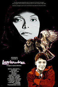 LADYHAWKE movie poster michelle PFEIFFER matthew BRODERICK mystical 24X36