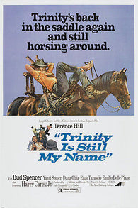 movie poster TRINITY IS STILL MY NAME terence hill WESTERN FUN 24X36