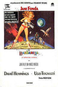 1968 JANE FONDA BARBARELLA movie poster SCI-FI FANTASY SEXY FUNNY 24X36