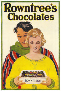 Rowntree's Chocolates Vintage Ad Poster 24X36 GREAT FOR HOME DECOR