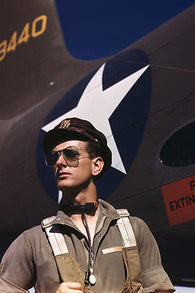 Lt. Mike Hunter U.S. Army Pilot 1942 PHOTO POSTER By Alfred Palmer 24X36