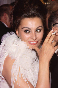 SOPHIA LOREN PUBLICITY STILL poster BEAUTIFUL cigarette side angle 24X36-PW0