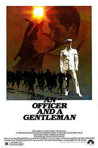 an OFFICER and a GENTLEMAN movie poster GERE & WINGER navy love story 24X36