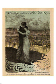national OPÉRA comique THEATRE vintage POSTER rochegrosse 1900 france 24X36