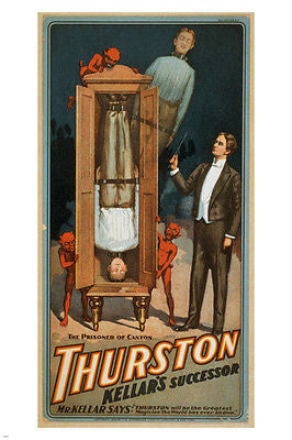 the prisoner of canton thurston KELLER' SUCCESSOR 24X36 VINTAGE POSTER 1908