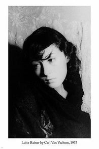 LUISE RAINER PHOTO poster BY carl van vechten 1937 24X36 vintage COLLECTORS